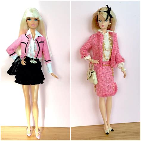 chanel pink barbie|chanel barbie outfits.